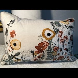 Spring floral couch pillows